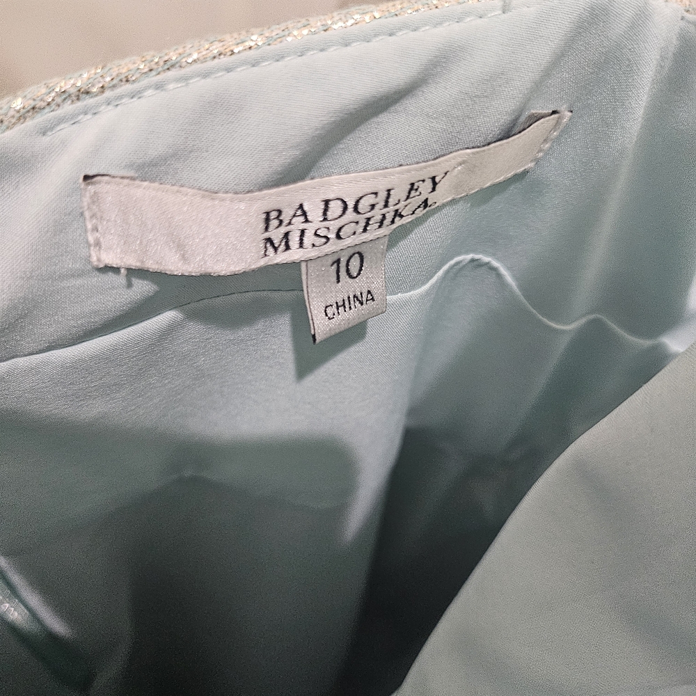Stunning Badgley Mischka Soft Blue Gown